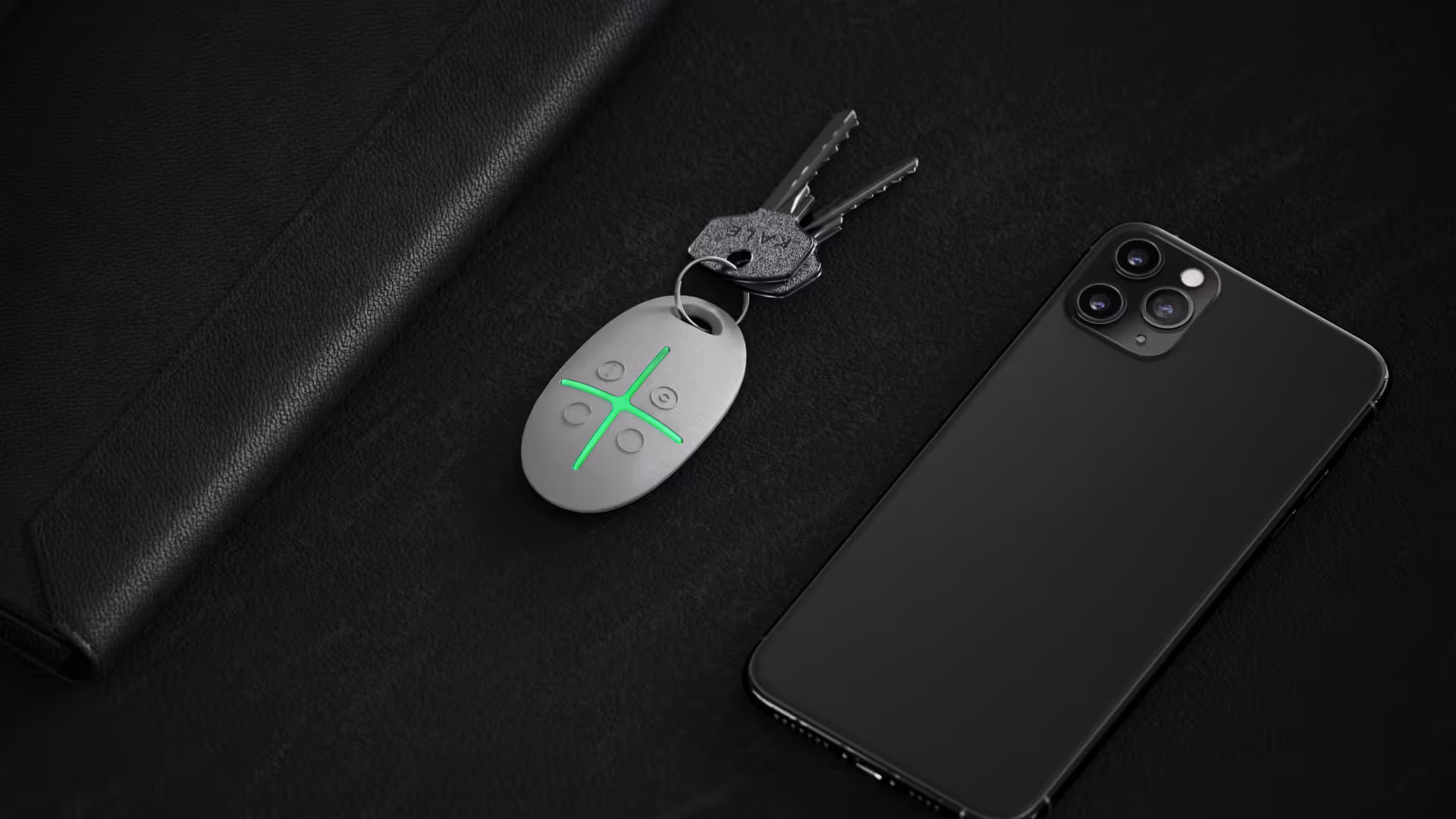 AJAX Tag NFC et smartphone — contrôle d'accès sans clé, badge et application
